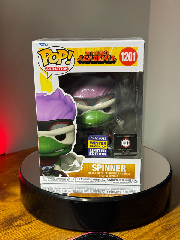 My Hero Academia Spinner Funko Pop! Vinyl Figure #1201 - Chalice Collectibles Exclusive Winter Convention Limited Edition 2022