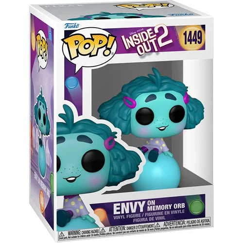 (PREORDER) Inside Out 2 Envy On Memory Orb Funko Pop! Vinyl Figure #1449