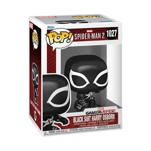 (PREORDER) Spider-Man 2 Video Game Black Suit Harry Osborn Funko Pop! Vinyl Figure #1027