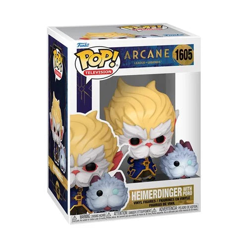 (PREORDER) Arcane: League of Legends Heimerdinger with Poro Funko Pop! Vinyl Figure #1605