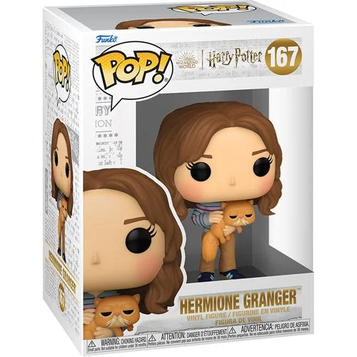 Harry Potter and the Prisoner of Azkaban Hermione Granger with Crookshanks Funko Pop! Vinyl Figure #167 and Buddy