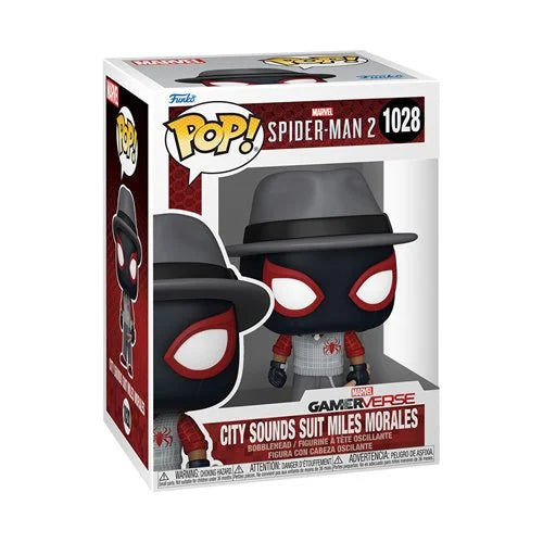 (PREORDER) Spider-Man 2 Video Game City Sounds Suit Miles Morales Pop! Vinyl Figure #1028