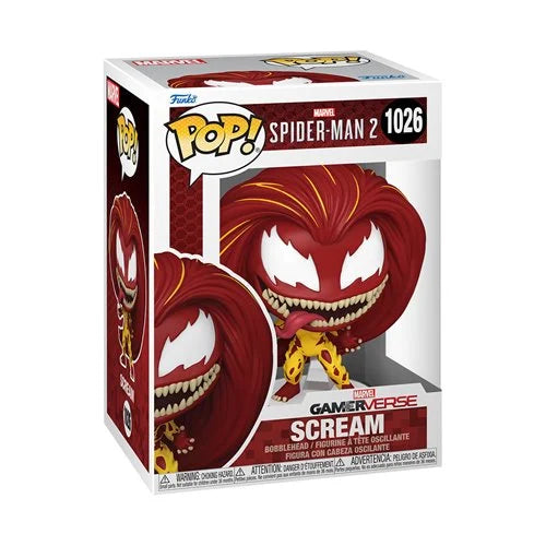 (PREORDER) Spider-Man 2 Video Game Scream Funko Pop! Vinyl Figure #1026