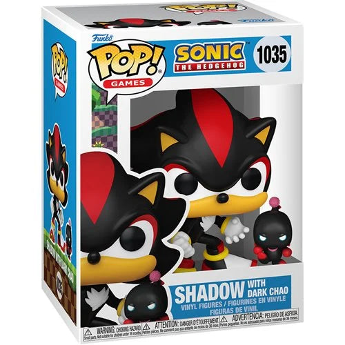 (PREORDER) Sonic The Hedgehog Shadow Funko Pop! Vinyl Figure with Dark Chao Buddy #1035