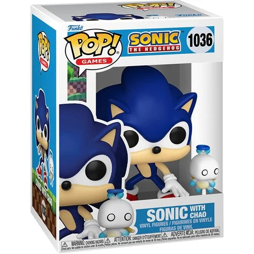 (PREORDER) Sonic The Hedgehog Funko Pop! Vinyl Figure with Chao Buddy #1036