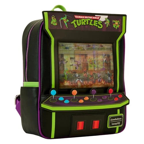 Teenage Mutant Ninja Turtles 40th Anniversary Vintage Arcade Mini-Backpack