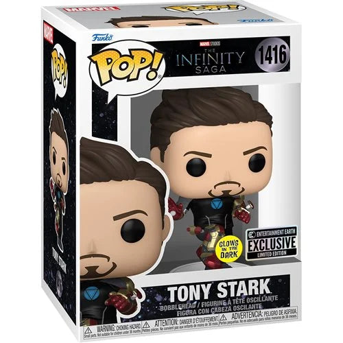 Iron Man 3 Tony Stark Suit-Up Glow in the Dark Funko Pop! Vinyl Figure #1416 - Entertainment Earth Exclusive